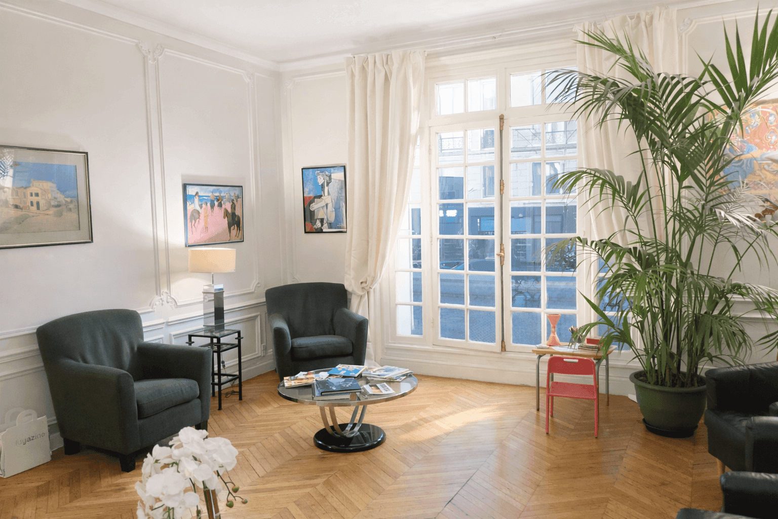 Vue intérieure du cabinet médical Villiers